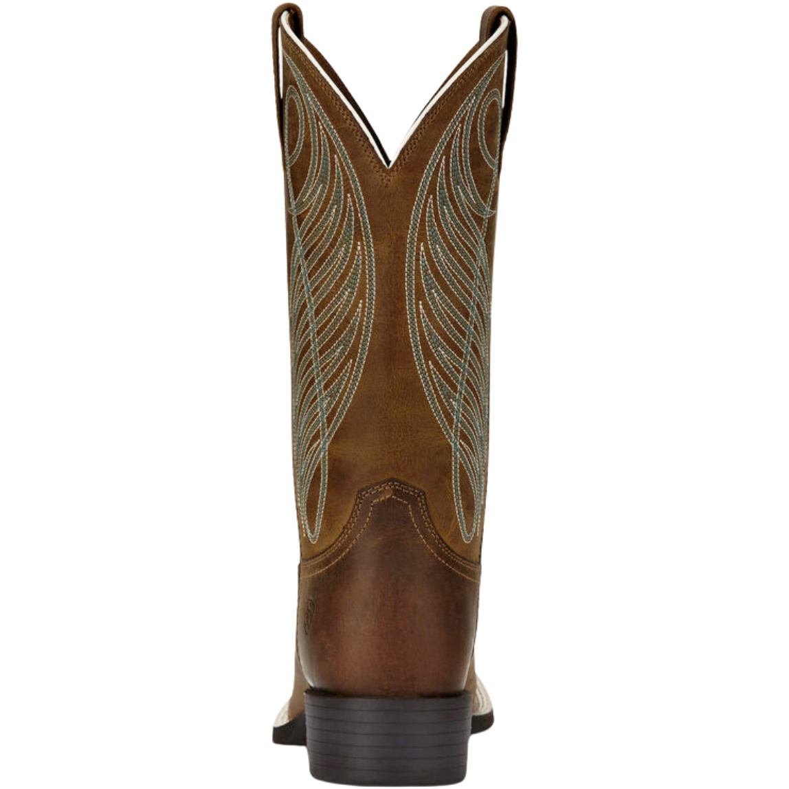 2026 Ariat Womens Round Up Square Western Boot 10018528 - Powder Brown